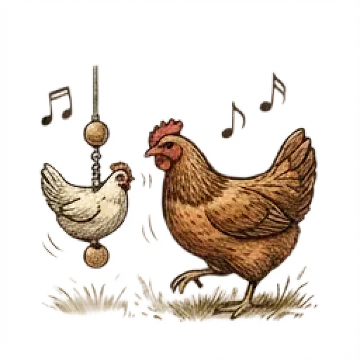 Chickens enjoying music